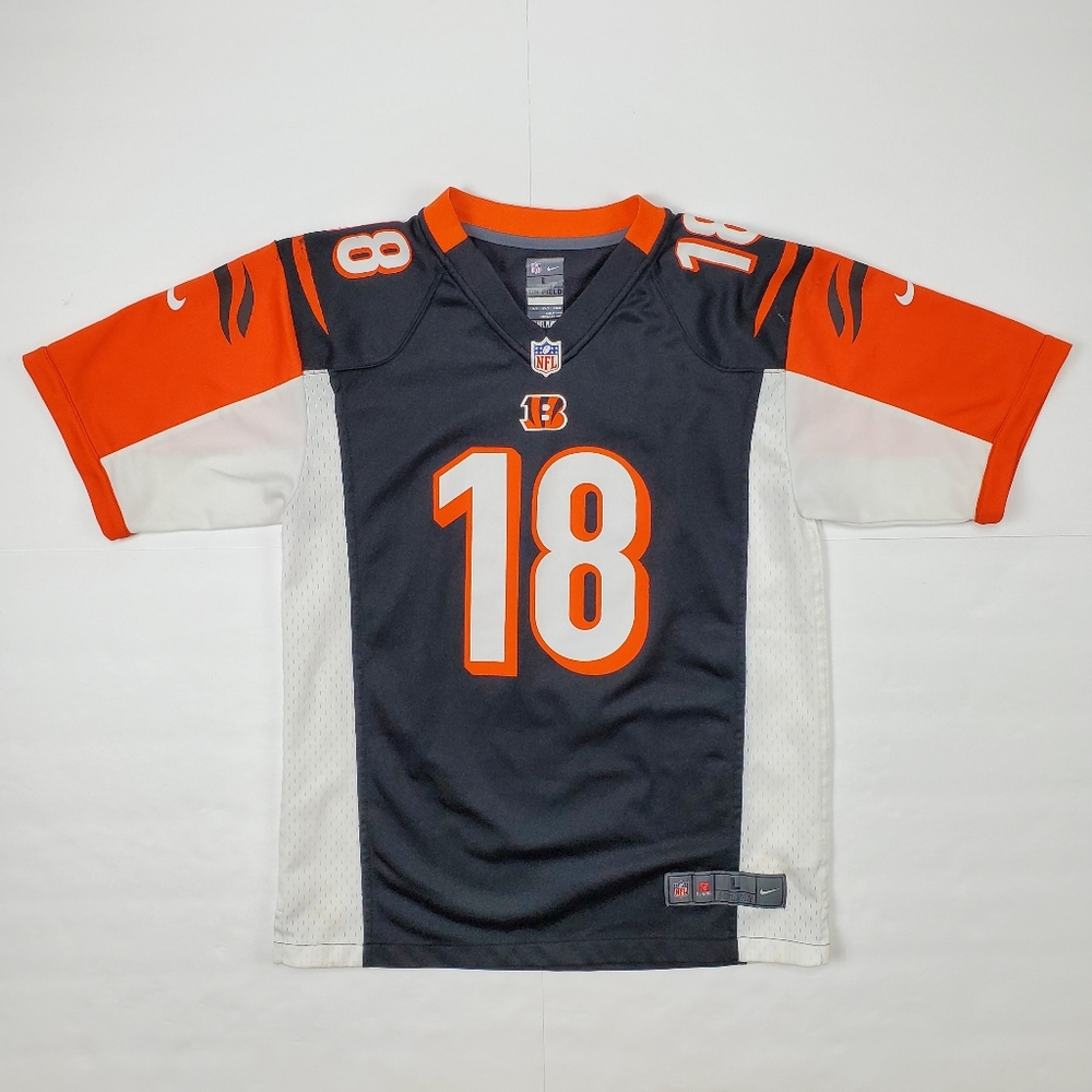 Nike On Field Jersey Cincinnati Bengals 18 Green Youth Large